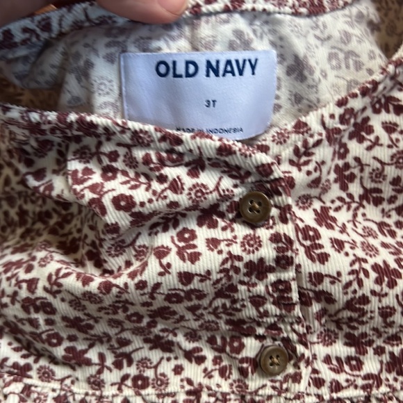 Lightweight corduroy floral dress - Picture 2 of 5